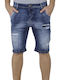 Back2jeans Herrenshorts Jeans Blue