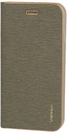 Vennus Vertical Flip Synthetic Leather Gray (iPhone 12 Pro Max)