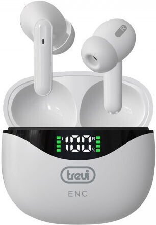 Trevi Hmp-12e40 In-ear Bluetooth Handsfree Ακουστικά με Θήκη Φόρτισης Μπεζ
