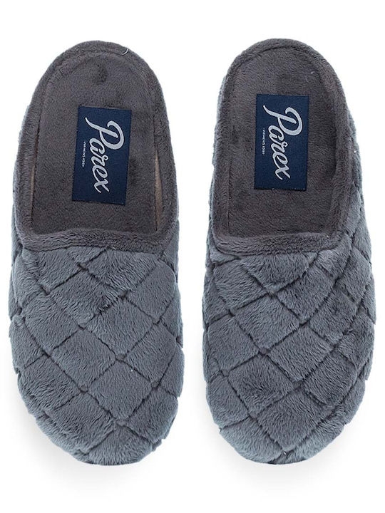 Parex Winter Women's Slippers in Gray color