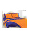 SB Home Παπλωματοθήκη Βαμβακερή Υπέρδιπλη 220x240 Sunset Sunset 19