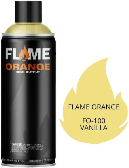 Flame Paint Spray Paint Acrylic Beige FO-100 400ml
