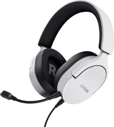 Trust GXT 489 Fayzo Over Ear Gaming Headset με σύνδεση 2x3.5mm Λευκό