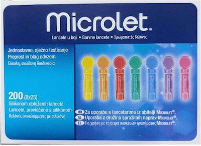 Bayer Microlet Colored Seringi 200buc