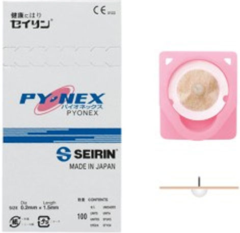 Seirin Pyonex Needles for Acupuncture 100pcs