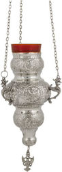 IconsGR Church Hanging Oil Lamp Metallic 409Ν