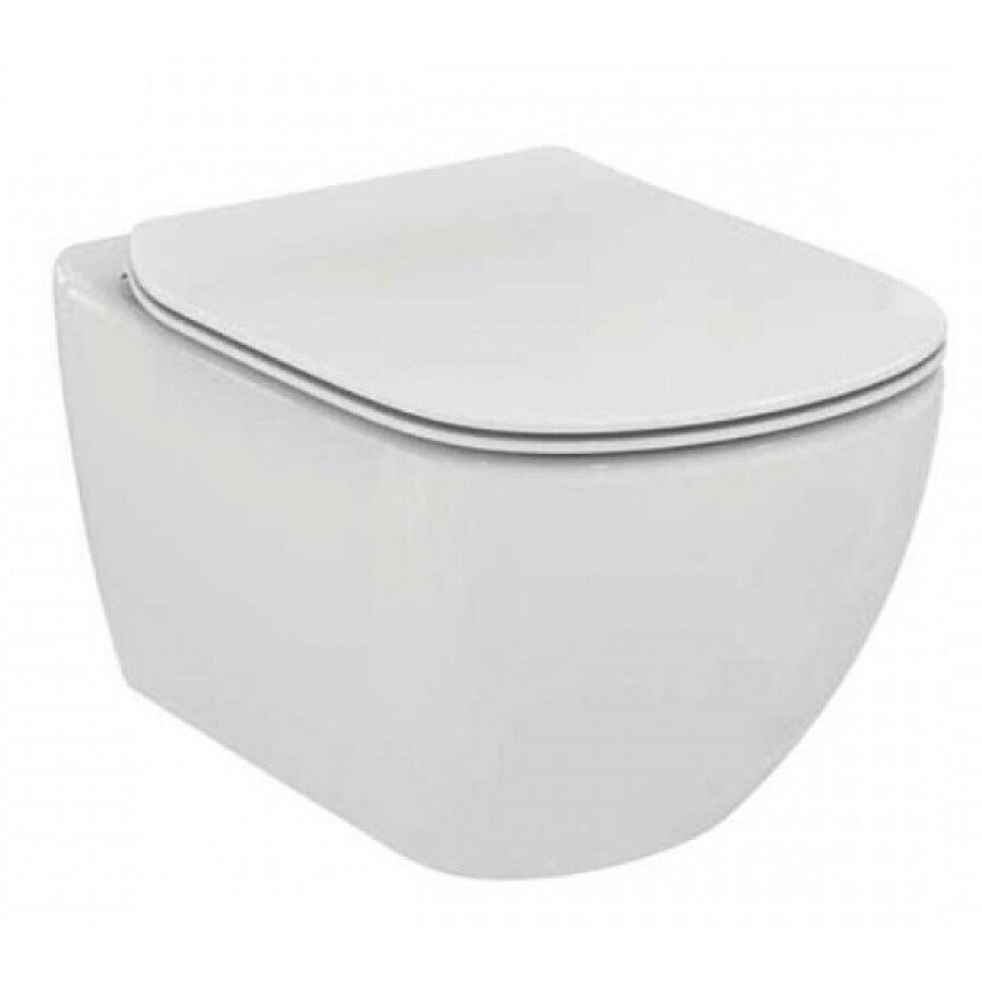 Ideal Standard Tesi T007901+T352701 Λεκάνη Κρεμαστή με Κάλυμμα Soft ...