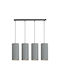 Emibig Pendant Chandelier for 4 Bulbs E27 Gray