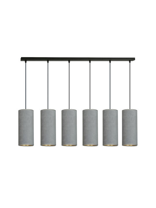 Emibig Pendant Chandelier for 6 Bulbs E27 Gray