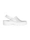 Goldenfit Leather Anatomic Clogs White