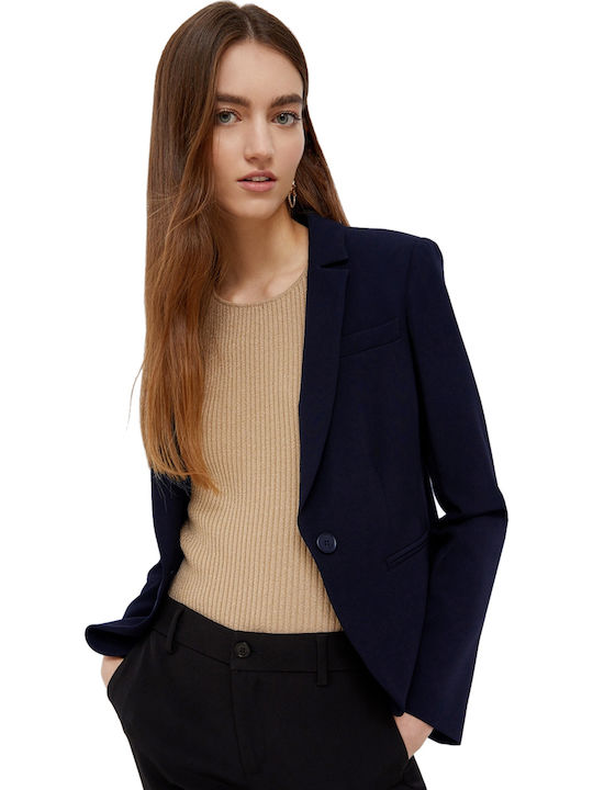 Liu Jo Γυναικείο Σακάκι BLU NAVY