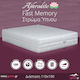 Ypnos Aphrodite Fast Memory Semi-double Anatomic Saltea Spumă de memorie Față-verso 110x190cm