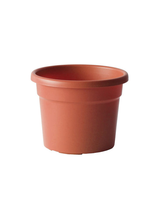 Viomes Cylindro Pot Plastic Cinnamon 25x25x19cm.