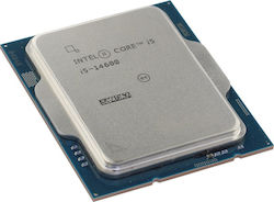 Intel Core i5-14600 2GHz Επεξεργαστής 14 Πυρήνων για Socket 1700 Tray