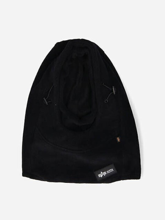 Full Face Fleece Σκούφος Πλεκτός σε Μαύρο χρώμα