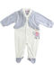 Zako Baby Bodysuit Long-Sleeved Velvet White