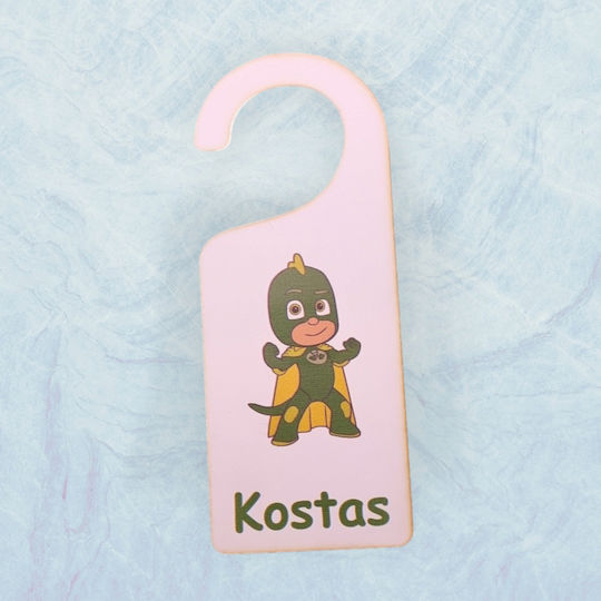 Woodseason Kids Decorative Door Tag made of Wood 6x15cm