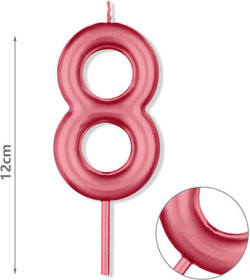 Birthday Candle Number "8"