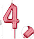 Birthday Candle Number "4"