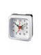Justaminute Tischuhr mit Wecker Weiß U5303B
