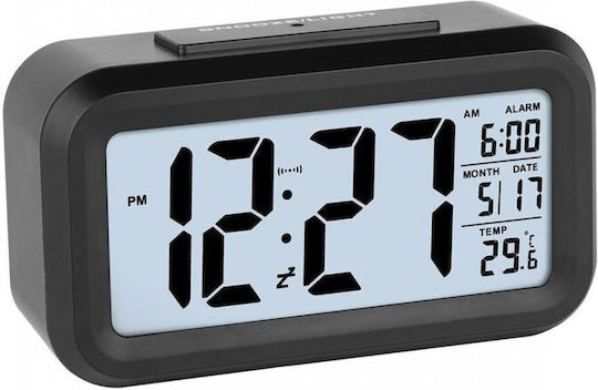 Justaminute Ceas De Masă Digital Led Cu Ceas Deșteptător Negru JD9519N