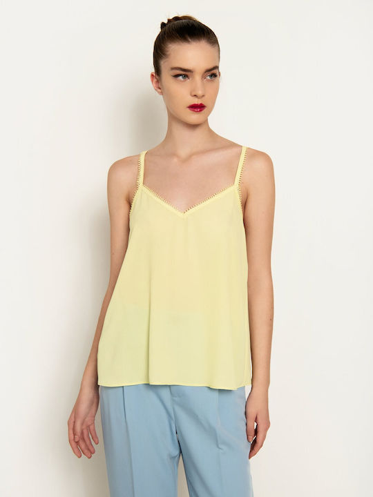 Toi&Moi Women's Blouse with Straps Yellow