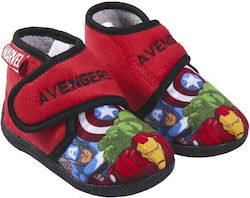Cerda Avengers Παντόφλες Μποτάκια Κόκκινες Cerda Avengers Παντόφλες Μποτάκια Κόκκινες