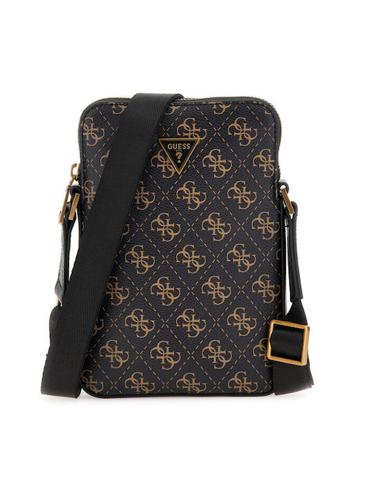 Guess Flat Geantă pentru bărbați Umăr / Crossbody Maro