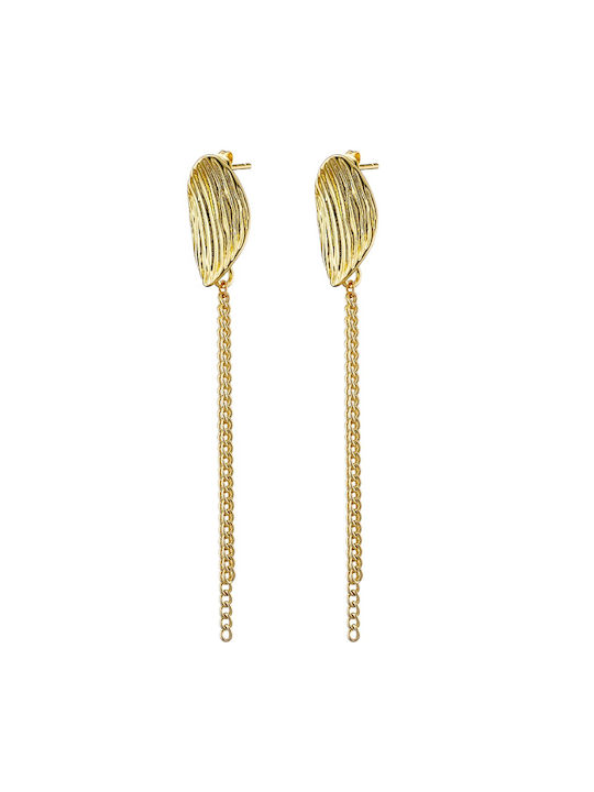 Amor Amor Earrings Dangling made of Steel Gold Plated