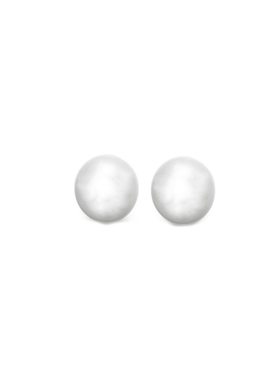 Touch Earrings made of Silver with Pearls