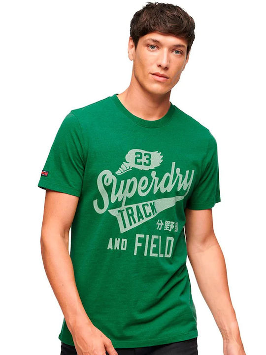 Superdry Herren T-Shirt Kurzarm Grün