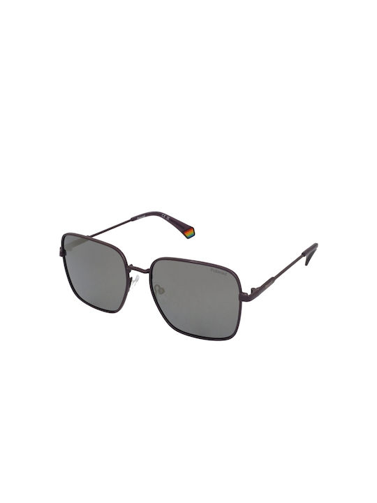 Polaroid Men's Sunglasses with Purple Metallic ...
