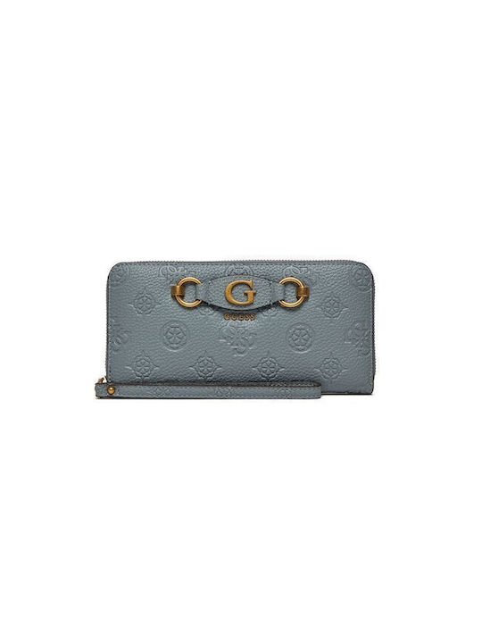 Guess Izzy Peony Slg Large Women's Wallet Blue