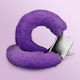 Crushious Furry Handschellen in Lila Farbe