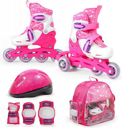 SMJ Sport Sport Combo Inline Rollers Pink Kids