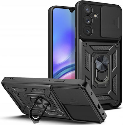 Tech-Protect Camshield Pro Umschlag Rückseite Silikon Schwarz (Galaxy A05S)