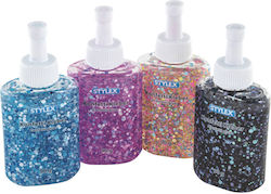 Stylex Creative Κόλλα Glitter Πολύχρωμη 90gr