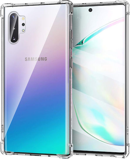 Techsuit Shockproof Clear Задна корица Силикон Прозрачен (Galaxy Note 10+)
