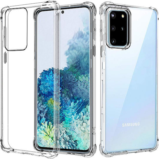 Techsuit Shockproof Clear Back Cover Silicone Transparent (Galaxy S20+)