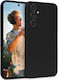 Crong Color Back Cover Σιλικόνης Μαύρο (Galaxy S23 FE)