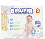 Mediform Besuper Premium Baby Πάνες με Αυτοκόλλητο No. 6 για 15+kg 30τμχ