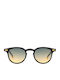 Kyme Unisex Sunglasses with Black Plastic Frame and Multicolour Gradient Lens BOB 1
