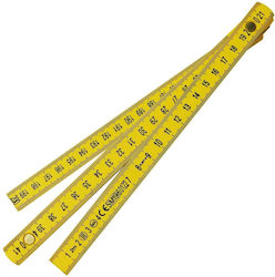 Vola 7/PGIALLO Plastic Folding Ruler 2m