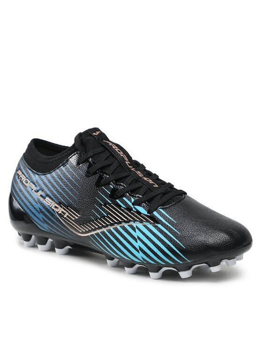 Joma Propulsion Cup 2301 Low Football Shoes AG with Cleats Black