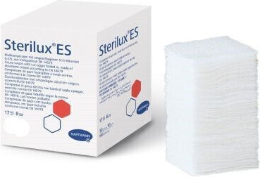 Hartmann Sterilux Es Non-sterile Gaze 17 Threads 8ply 7.5x7.5cm 100pcs