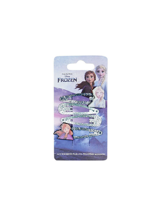 Frozen District Kids Hair Clips Set with Bobby Pin 4pcs