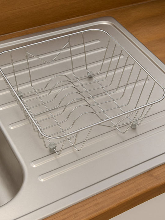 Sanitec №2 Сушилник За Мивка От Inox Сребрист 33x32см