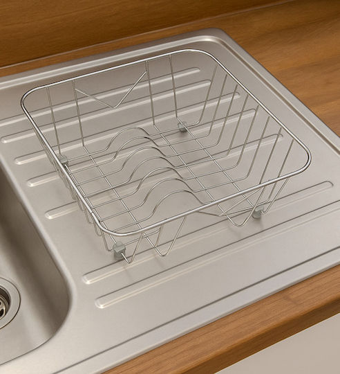 Sanitec Nr. 11 Abtropfkorb Inox Silber 36,5x29cm
