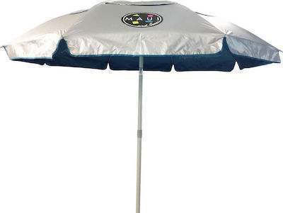 Maui & Sons Beach Umbrella Aluminum Blue Blue