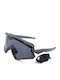 Polareye Unisex Sunglasses with Gray Plastic Frame and Gray Polarized Lens
